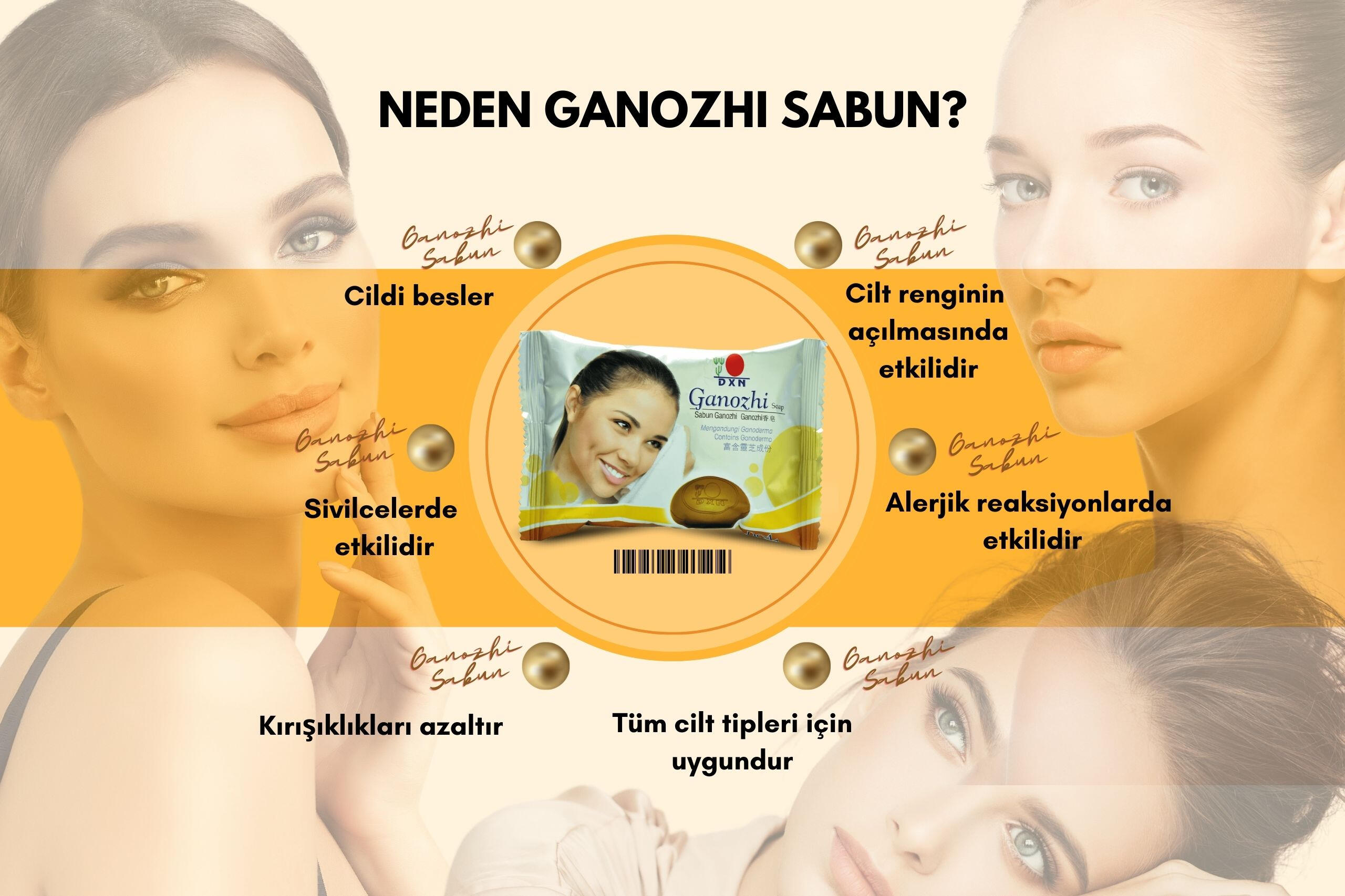 Ganozhi sabunun faydaları